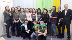 Участники экологической интеллектуальной игры, прошедшей в Дивногорске