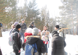 Сотрудники Дирекции по ООПТ проводят свою площадку, посвящённую животному миру Красноярского края